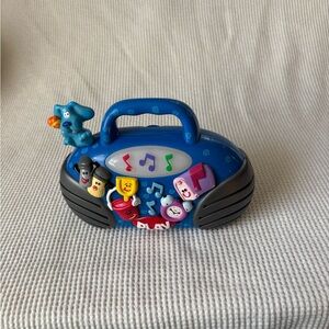 Vintage Blue's Clues Boom Box Buddy Radio  Music RARE Nickelodeon Works